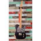 Fender Brad Paisley Esquire, Electric Guitar, Black Sparkle, 014-0322-398