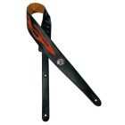 Gaucho Flamed Guitar Strap - Orange