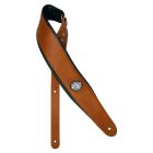 Gaucho Deluxe Padded Brown Leather Guitar Strap