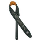 Gaucho Biker Series Guitar Strap with Chrome Buttons GST-284