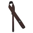 Gaucho Padded Suede Guitar Strap, Dark Brown