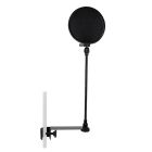 Gatt Audio Popscreen Pop Shield protector - on Gooseneck PS-2 Microphone Pop Filter