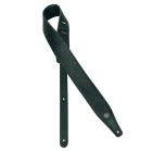 Gaucho Padded Leather Guitar Strap - GST641 - Black