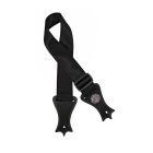 Gaucho Icon Series Black Guitar Strap - Plain GST-140