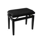 Boston PB1 Piano Bench with Adjustable Velvet Seat - Glossy Black PB1/1020