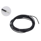 Boston USA Made Waxed Cotton Braided Push Back Wire-Black, PBW10/BK