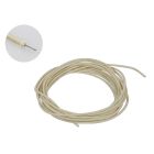 Boston USA Made Waxed Cotton Braided Push Back Wire-White, PBW10/WH