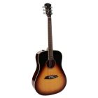 Sire A3 DS Larry Carlton Series Electro Acoustic Dreadnought Guitar with SIB Electronics Vintage Sunburst A3DSVS