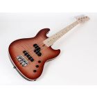 Sire Basses U5 Marcus Miller Alder with Flamed Maple top, Tobacco Sunburst, 4 String, Short Scale Electric Bass 