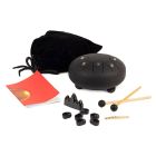 Hayman Steel Tongue Drum 6"  Textured Black, HTD0608/RB