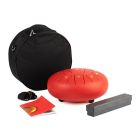 Hayman Steel Tongue Drum 10"  RED - HTD1011/RD