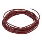 Boston USA Made Waxed Cotton Braided Push Back Wire-Red, PBW10/RD