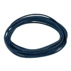 Boston USA Made Waxed Cotton Braided Push Back Wire-Blue, PBW10/BL