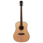 Sire A4 Series Larry Carlton Top and Back Solid Acoustic Dreadnought Guitar (Roasted Top) with SIB Electronics, A4DSNT - Natural