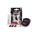 Alpine MusicSafePro Earplus - with 3 X High Fidelity Filters, Cleaner and Case (Black)