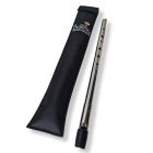 Boreen Tunable Bb Whistle - Polished Chrome Finish incl Soft Padded Case, BWC-Bb