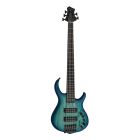 Sire Basses M5 Series Marcus Miller Swamp Ash 5-string Active Bass Guitar Transparent Blue