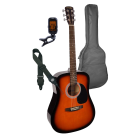 Nashville Acoustic Guitar Pack - Sunburst with Bag GSD-60-SB