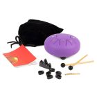 Hayman Steel Tongue Drum 6" Purple, HTD0608/PU