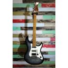 Sire Electrics S7 Series Larry Carlton Electric Guitar S-Style with Flamed Maple Top, S7FM/TBK, Transparent Black