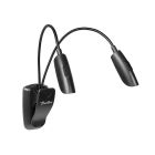 Boston Music Stand Light Fixture with 2x 3 LEDs MSL-606 - with Adjustable Brightness