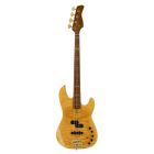 Sire Basses P10dx Series Marcus Miller Flamed Maple 4 String Active Bass Guitar, Natural, P10 DX4/NT