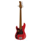 Sire Basses P5 Series Marcus Miller lefty alder 5-string Passive Bass Guitar Dakota Red