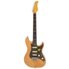 Sire Guitars S Series New Gen Larry Carlton electric guitar S-style natural satin, S7+ FM/NT