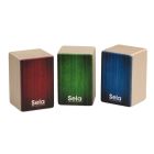 Sela Mini Cajons Shaker Set - Set of 3 (Soft, Medium, Hard) SEL108