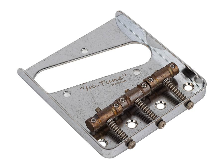 Gotoh Master Relic Collection BS-TC1 Bridge-Tailpiece T-Model With Brass Saddles, GTH12545