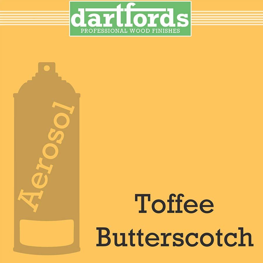 Dartfords Pigmented Nitrocellulose Lacquer Toffee Butterscotch - 400ml aerosol, FS6214