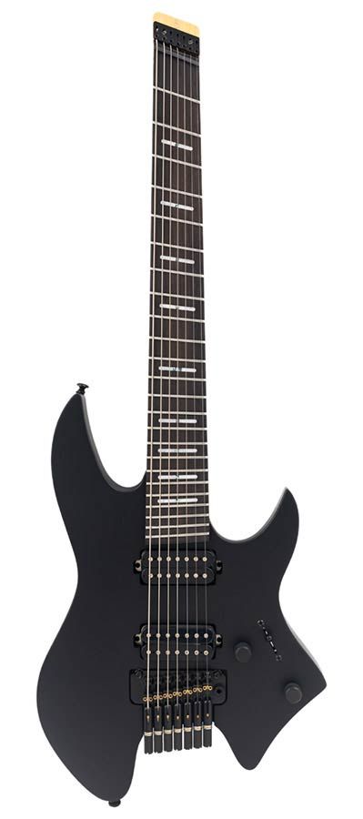 Sire Larry Carlton X6H7 7-String Headless Electric Guitar – Black Satin