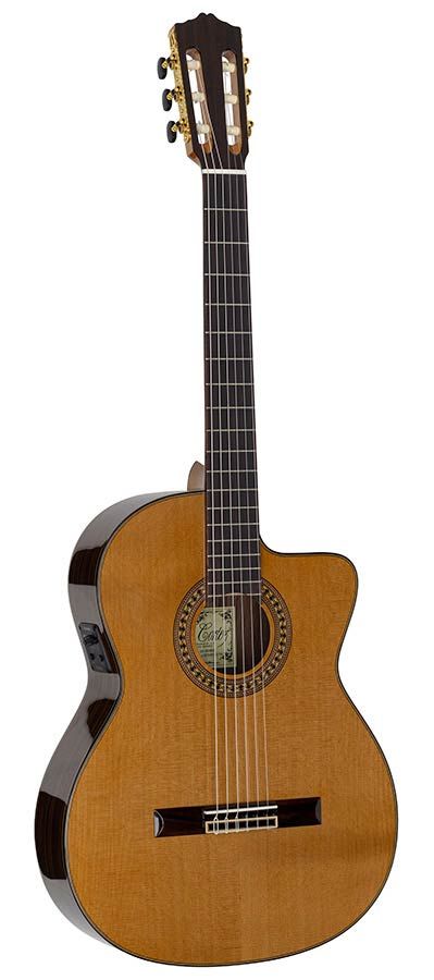 Salvador Cortez Solid Top Concert Series Classic Guitar 48mm Narrow Neck, CC-6048CE